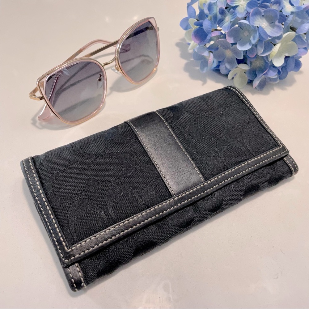 Coach Signature Monogram C Wallet - image 2